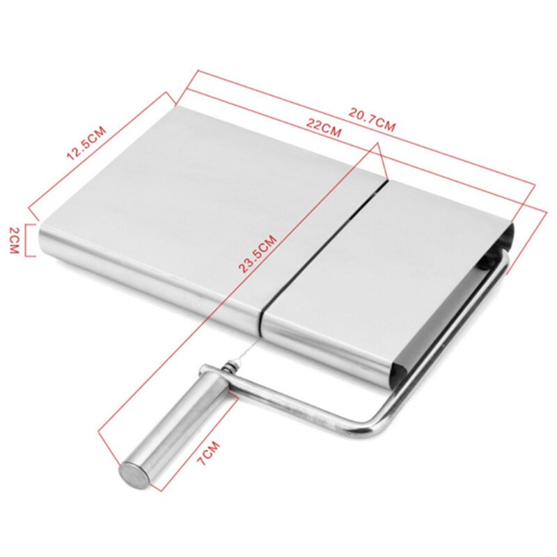 Stainless Steel Modern Cheese Slicer with Stainless Steel Wires Cheese Board With Slicer Wire Cheese Slicer