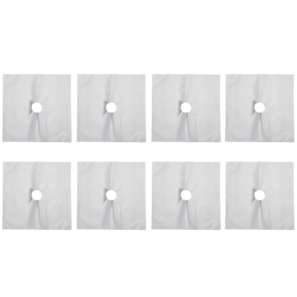 Tampa Protetora Fogão a Gás, Folha de Queimador, Esteira de Fogão, Almofada Limpa, Panelas De Cozinha, Reutilizáveis, 1-8 Pcs: Borgonha