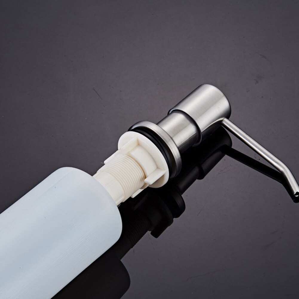 Plastic Soap Dispenser Bottle Sink Built-in Liquid Detergent Lotion Pump Bottle Under Sink Soap Dispenser Bathroom Accessories