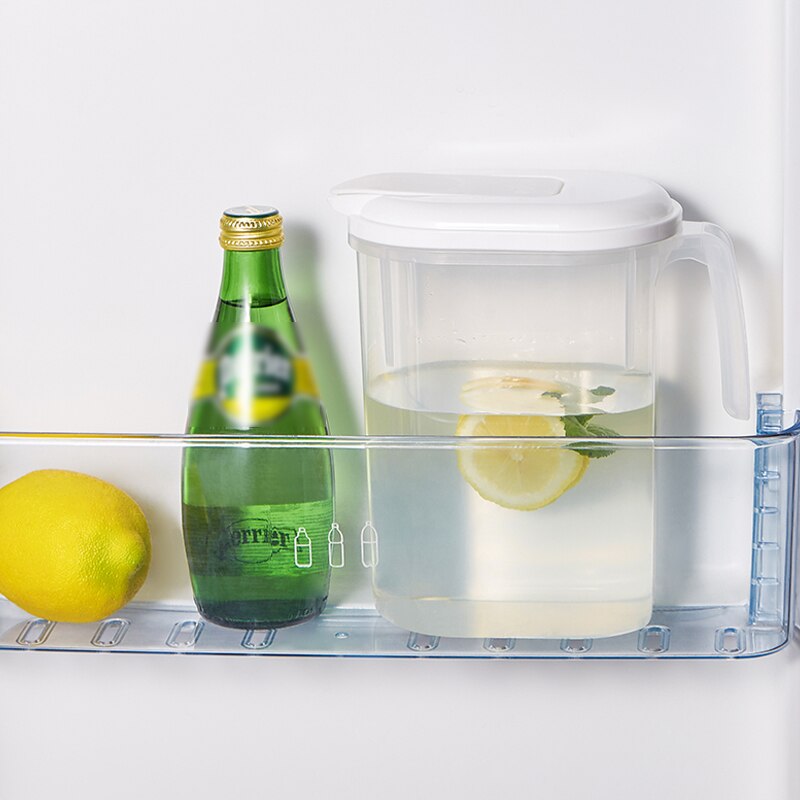 1.8L Transparent Kettle Teapot Plastic Water Pot Rectangle Cold Water Bottle With Handle Household Cool Water Jug With Lid