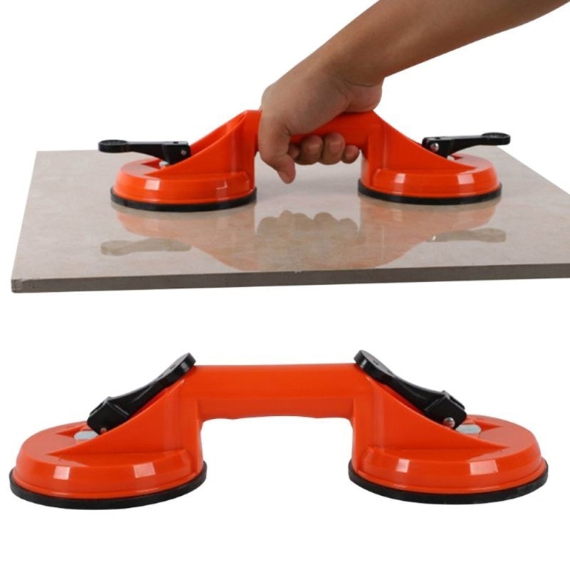Premium Heavy Duty Ceramic Glass Suction Cup Double Handle Puller/Lifter/Gripper