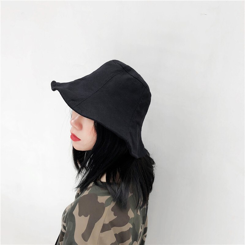 Bucket Hat Women Summer Linen Hats uv Protection Sun Hats For Women Foldable Cute Bucket Hat Black Beige Yellow Khaki Navy Blue