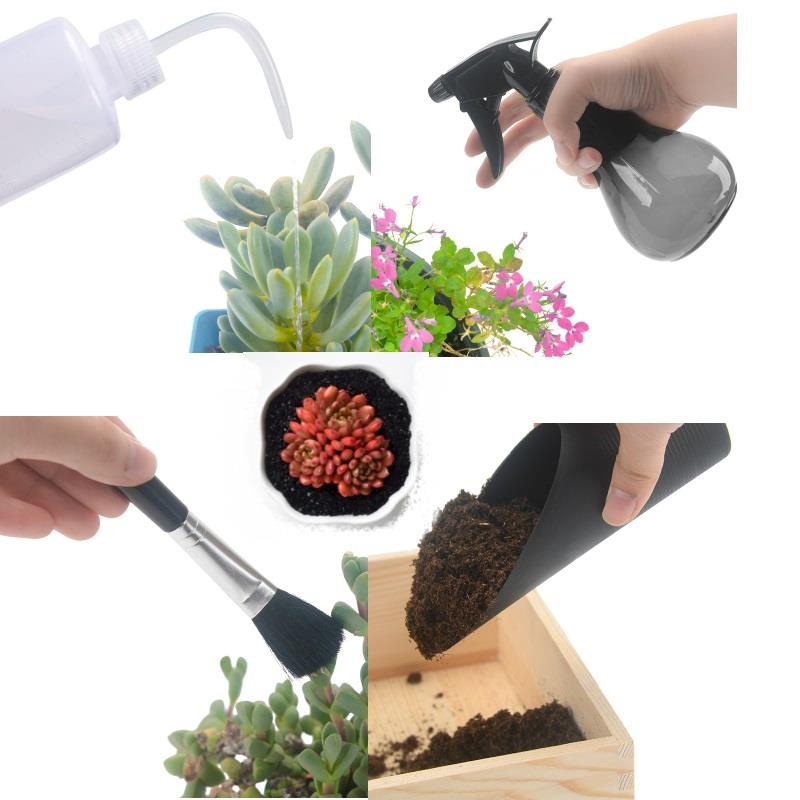 14/15pcs Garden Planter Kit Succulent Plants Tools Mini Garden Hand Tools Set Indoor Bonsai Miniature Transplant Seedling Tool
