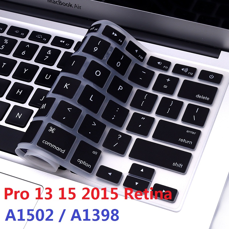 Pokrowiec na klawiaturę TPU do Macbook Pro 13 15 2015 Retina A1502 A1398 US EU English For Macbook Retina 13 15 Keyboard Protector