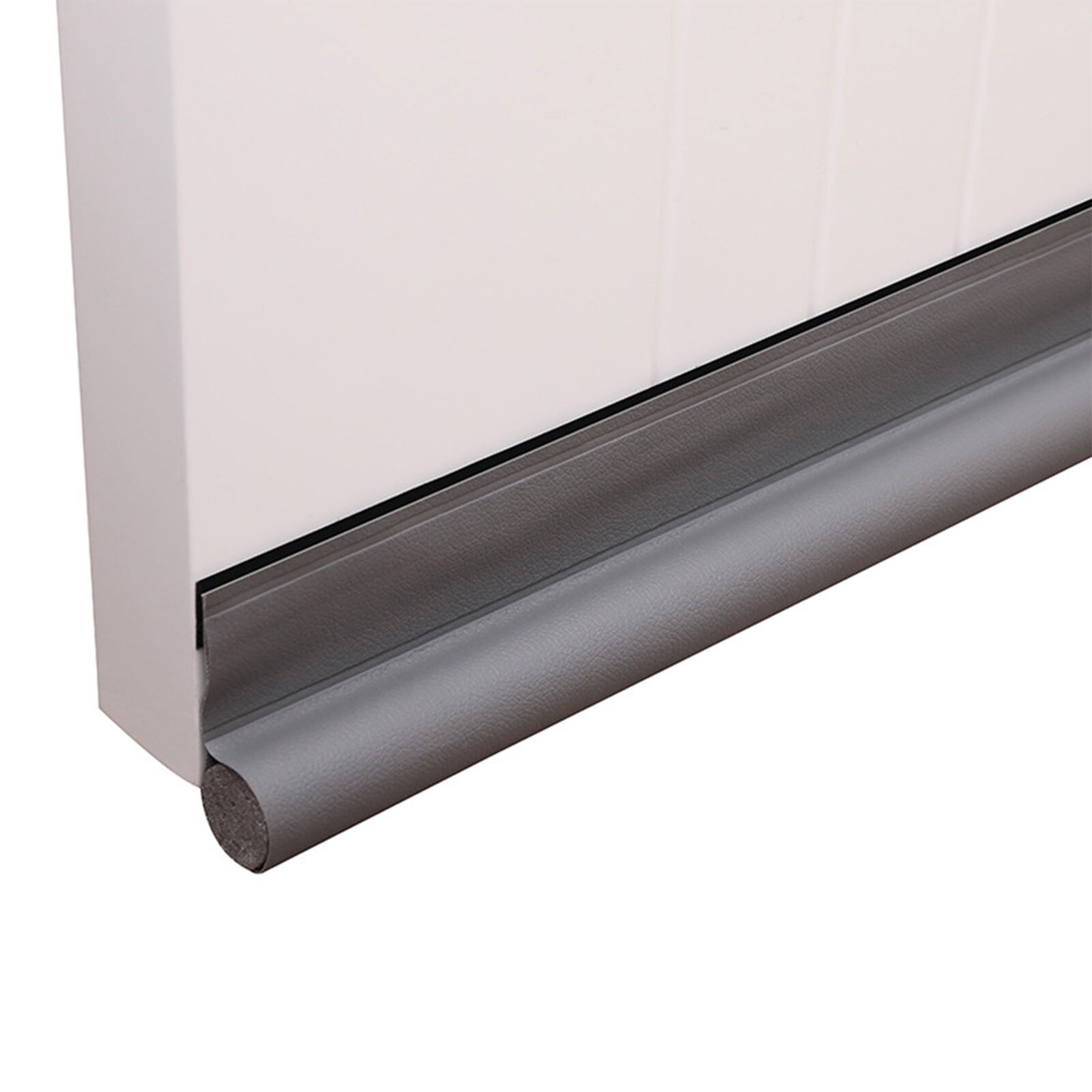 Under Door Draft Guard Stopper Sound Proof Reduce Noise Door Bottom Sealing Weather Strip Under Door Draft Guard: Gray