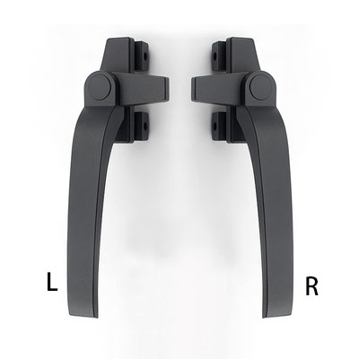 Manijas de ventana de aleación de aluminio tipo 38, manija de bloqueo de ventana abatible, palanca de tracción lateral izquierda y derecha Universal de seguridad: XL / Beige