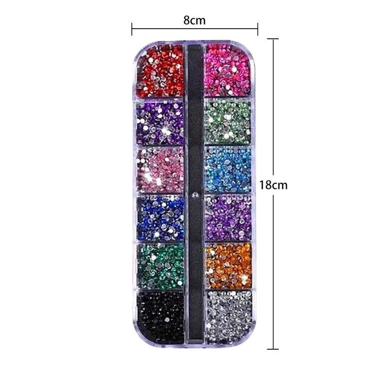 Diy Steentjes Met Decoratie Kristal Glas Op Handmatige Steentjes 3D Nail Art Rhinestones Fancy Vormige Kristallen 2,000 Pcs