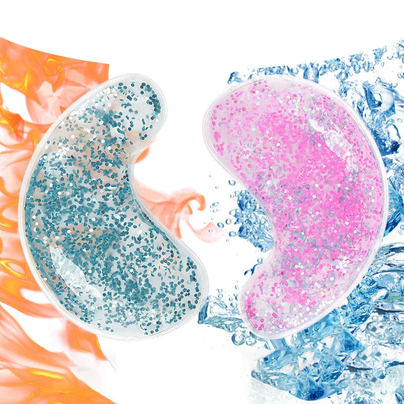 Gel Eye Bag Patch Reusable Gel Eye Ice Pack Cold Eye Patches Reusable Gel Eye Cooler Heater Patches Relieves Puffiness