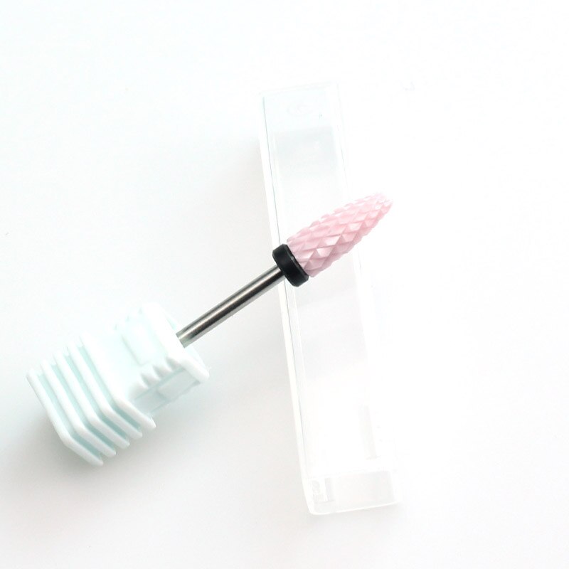 Máquina eléctrica para manicura, brocas cerámicas de 5 tipos, color rosa, lima de uñas, cutículas, fresa, herramientas de arte de uñas: 01