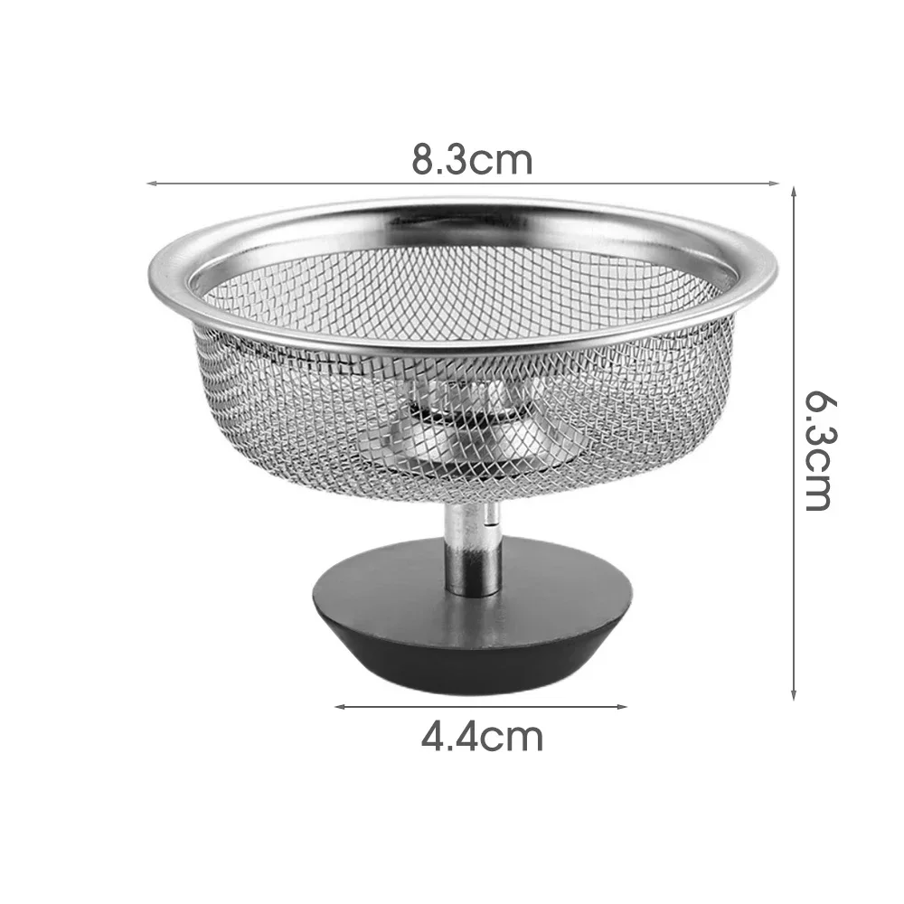 Küche Waschbecken Filter Mesh Edelstahl Waschbecken Sieb Anti-Blocking Badezimmer Bodenabläufe Haar Catcher Stopper Waschbecken Zubehör