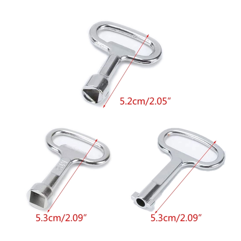 Water Spigot Keys Hydrant Keys Utility Keys Spanners Keys Wide Application for Wall Hydrant Faucets Valves Repair Tool