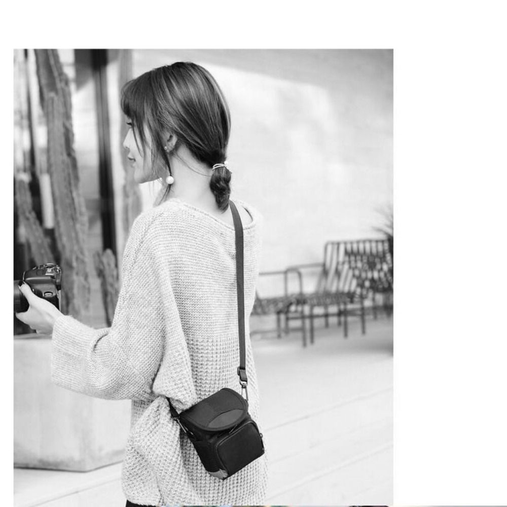 Protect Protect Case Waterproof SLR Camera Bag Nylon Anti Spoilage Digital Shoulder Bag Mini Square Photographer Backpack Phone
