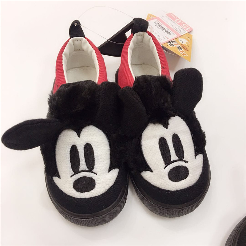 freundlicher Mickey Schuhe Minnie Schuhe Baby jungen und mädchen leinwand schuhe Kindergarten freundlicher ein Pedal schuhe freies: Stickerei Mickey / 4