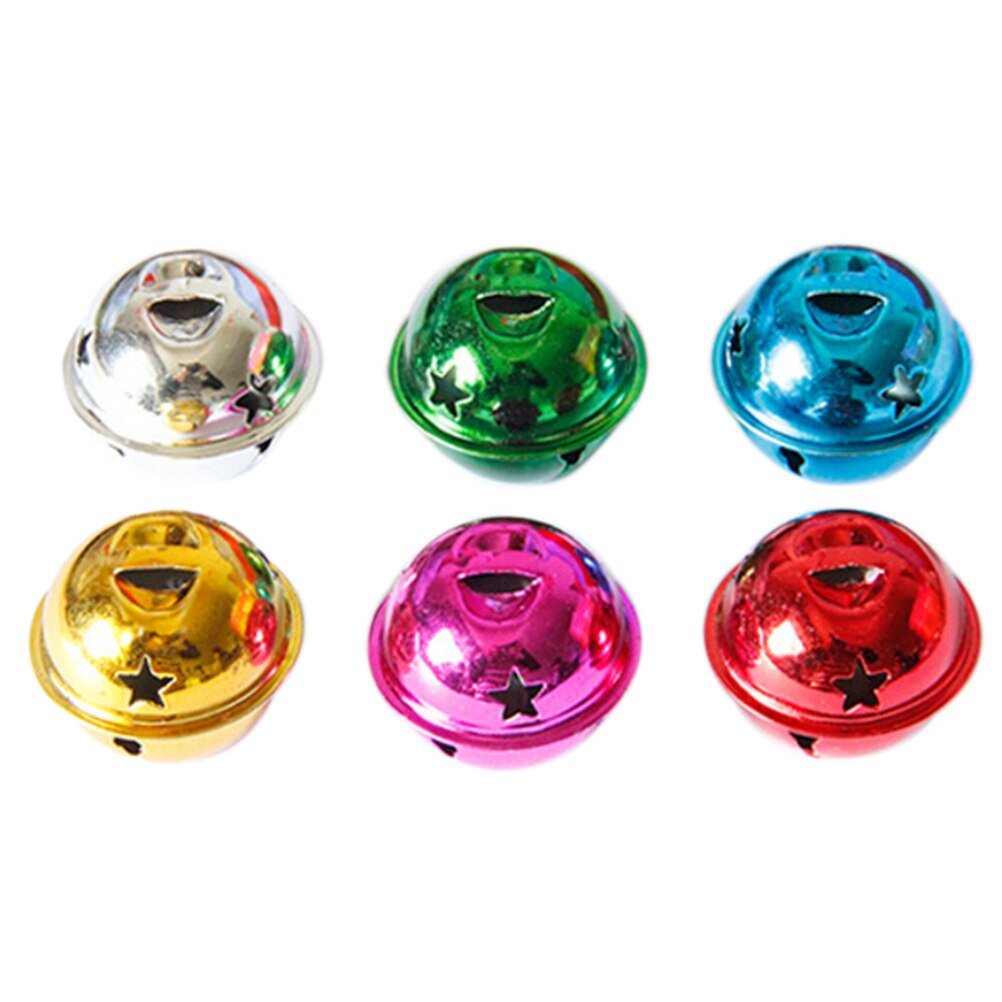 10 Stks 30mm Mini Jingle Bells Koper Bells Fit Festival Sieraden Decor Thuis Kerstversiering Levert Mix Kleur