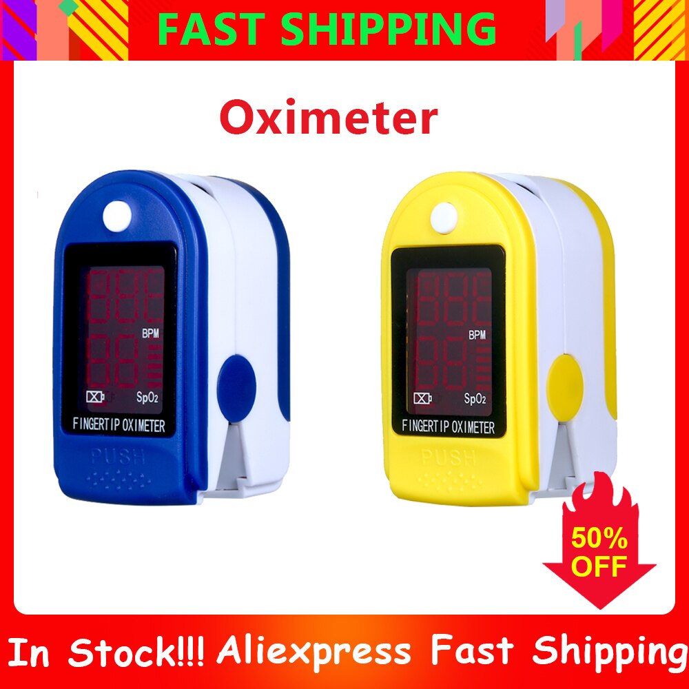 Fingertip Pulse Oximeter Pulse Oximeter Finger Pulse Blood Oxygen SpO2 Monitor Mini Pulse & Heart Rate Measuring Gauge Blood