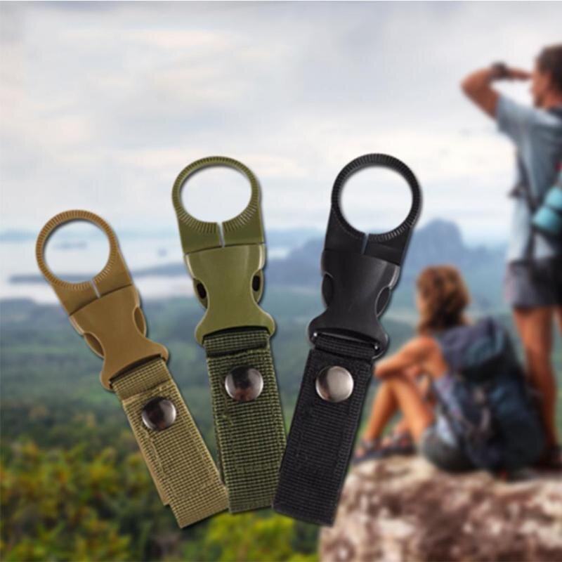 1 stücke Hängen Schnalle für Wasser Flasche Ring Halfter Mineral Wasser Flasche Clip für Rucksack Gürtel draussen Camping Wandern Werkzeuge