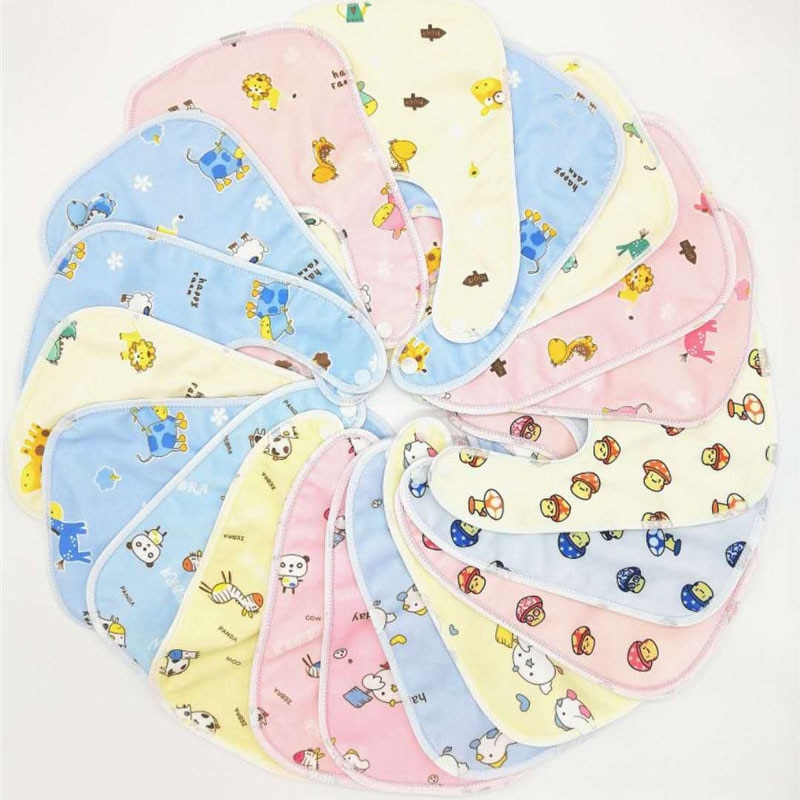 1pc Baby Lätzchen Bandana Wasserdichte 100% baumwolle Babadores rülpsen speichel handtuch Karikatur Jungen Mädchen zubehör kleidung
