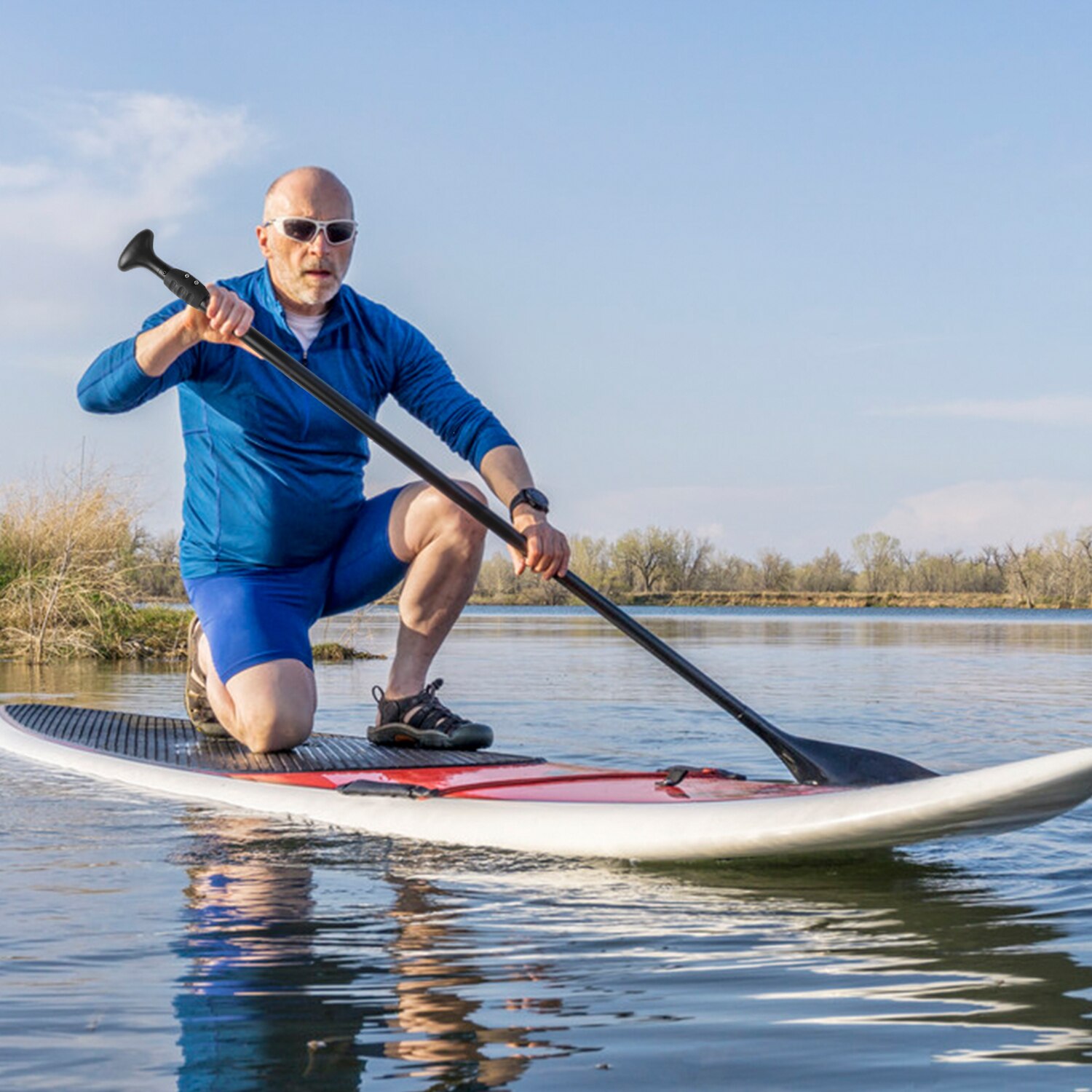 Kayak Paddle Board 4 Stuk Dual Purpose Kayak Paddle Board Verstelbare Sup Paddle Kajak Boot Stand Up Paddle Board