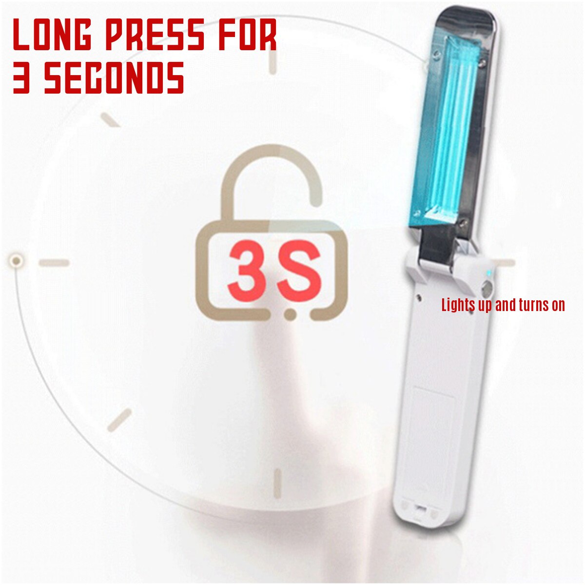 USB Portable UVC Sterilization Stick Disinfection Rod Personal Care Traveling Sterilizer UV Sanitizer Light Cold Cathode UV Lamp