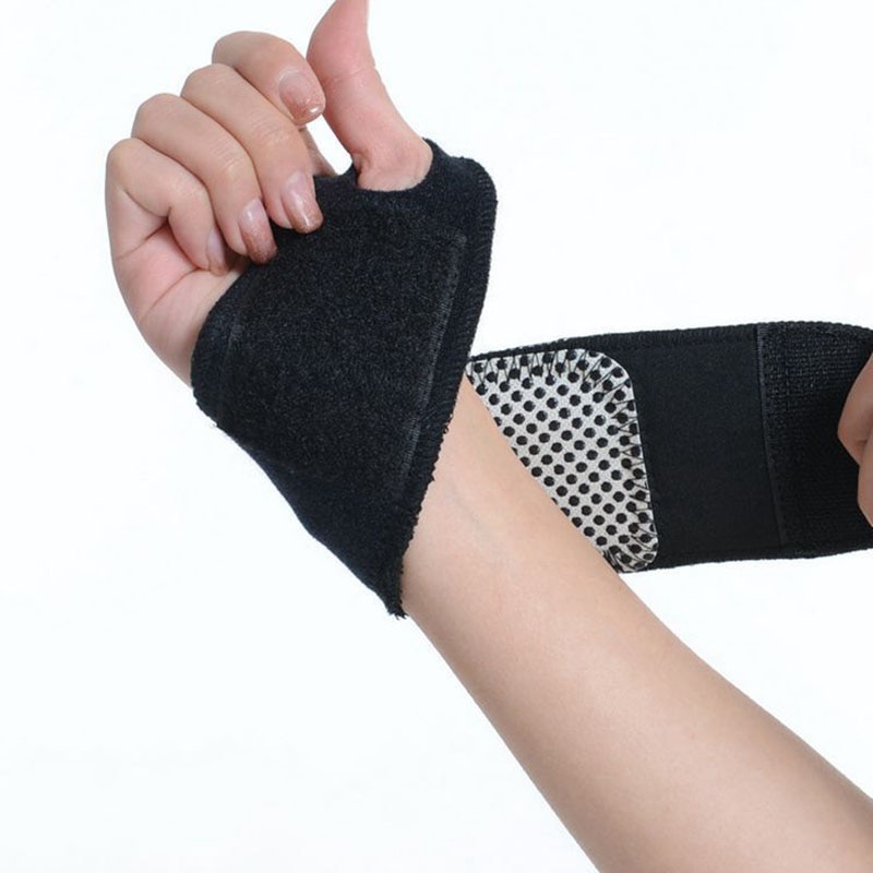 Zelfopwarming Polsband Magneet Armband Polssteun Brace Crossfit Sport Polsbandjes Anti-Verstuiking Elastische Bandage Pols Wraps