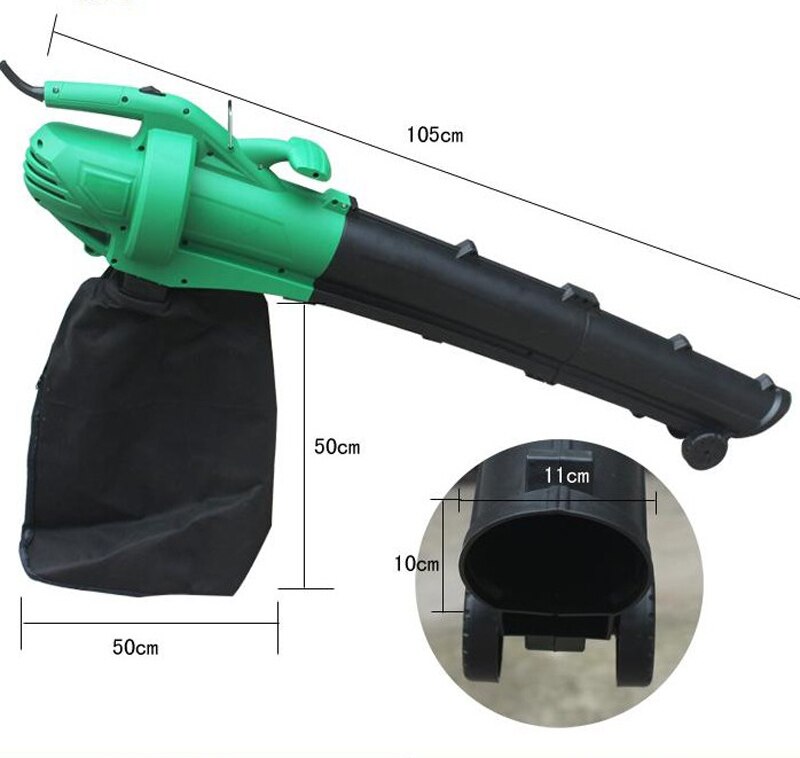 Dual-use 2400W high-power suction leaf blower suction garden tool leaf vacuum cleaner suction leaf machine