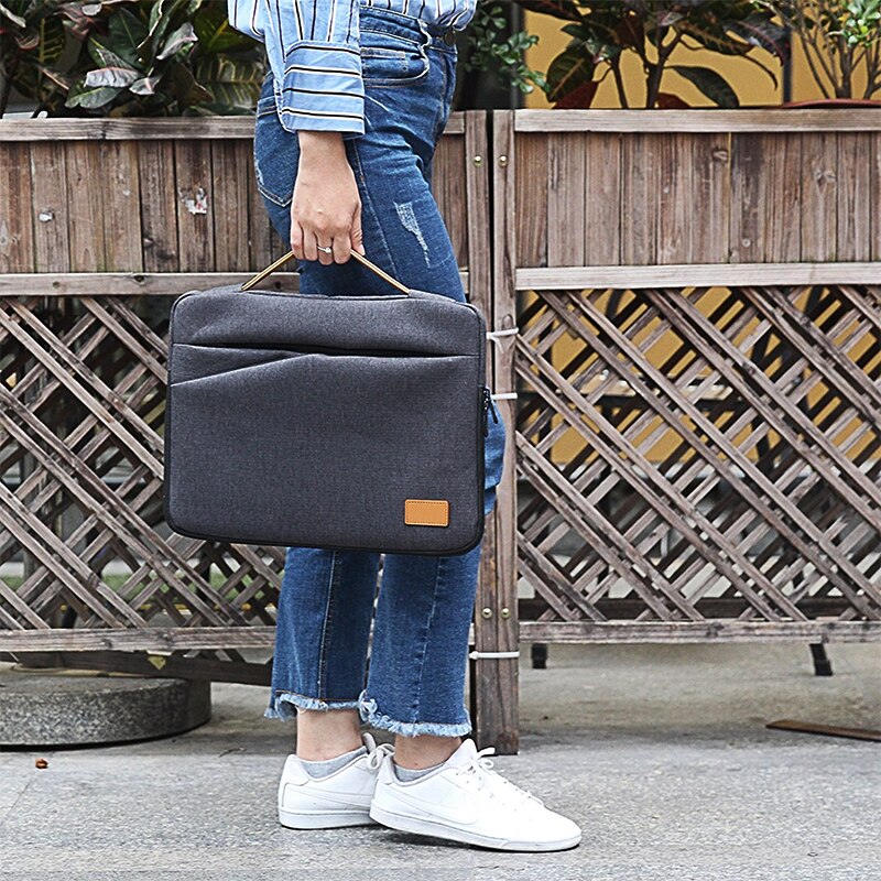 Zakelijke laptoptas 11 12 13.3 14 15.6 inch waterdichte notebooktas voor macbook air pro 15 inch laptop handtas voor mannen en vrouwen