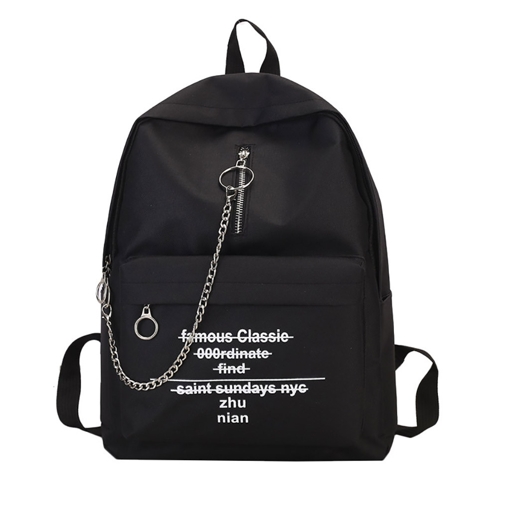 Mochila de lona a la para mujer, bolso de hombro Unisex para la escuela, escolar, para adolescentes,