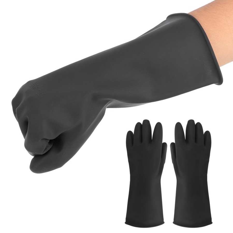 rescate safety equipment Chemical Protective Rubber Gloves Long Sleeve Acid and Alkali Resistance Insulation Equipment arnes