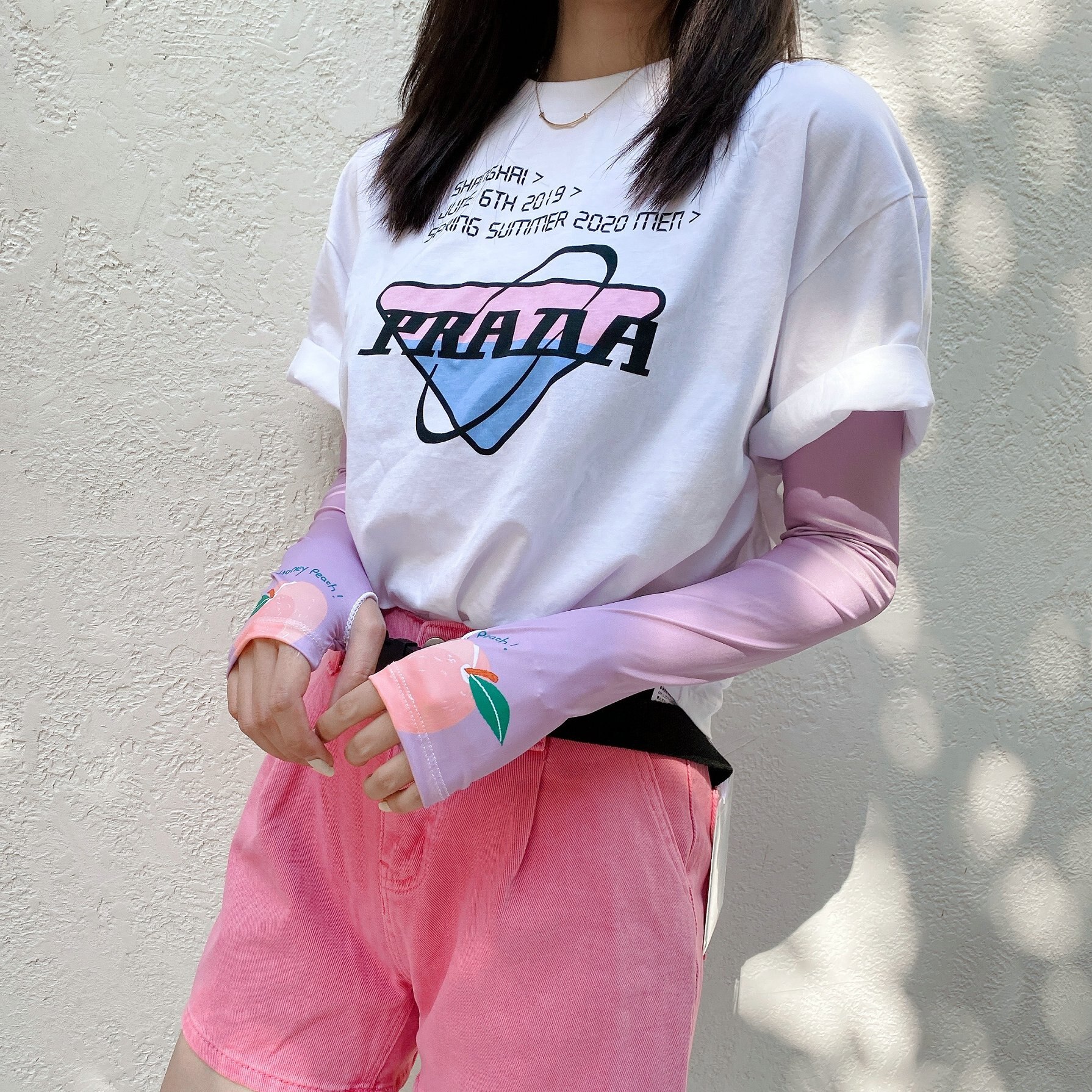 2 Stuks = 1 Pairs Koreaanse Stijl Leuke Fruit Aardbei Oversleeves Alle-Match Zon Bescherming Uv Zon bescherming Arm Mouwen