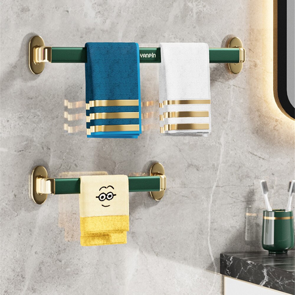 Soporte de lujo ligero para toallas de baño, organizador de ropa y toalla de baño, contenedor de almacenamiento para las necesidades diarias montado en la pared
