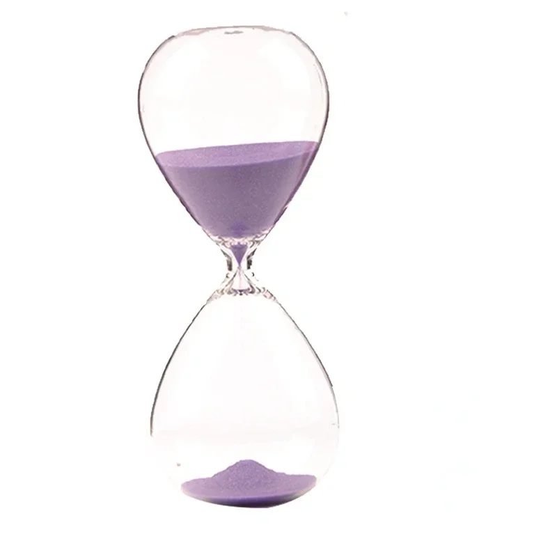 5/15/30/60 Minuten Stundenglas Sanduhr Timer Sanduhr Haushaltsgegenstände Sanduhr Sanduhr Große Home Office Dekor Dusche: Brown / 5min