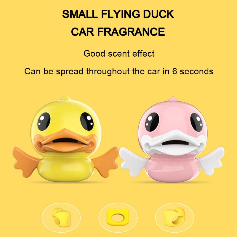 Car Aromatherapy Diffuser Cute Flying Duck Cartoon... – Grandado