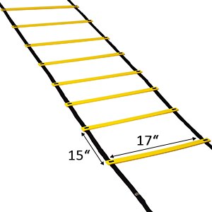 Yellow Agility Speed Jump ladder Soccer Agility Outdoor Training Football Fitness Foot Speed Ladder 3M 4M 6M