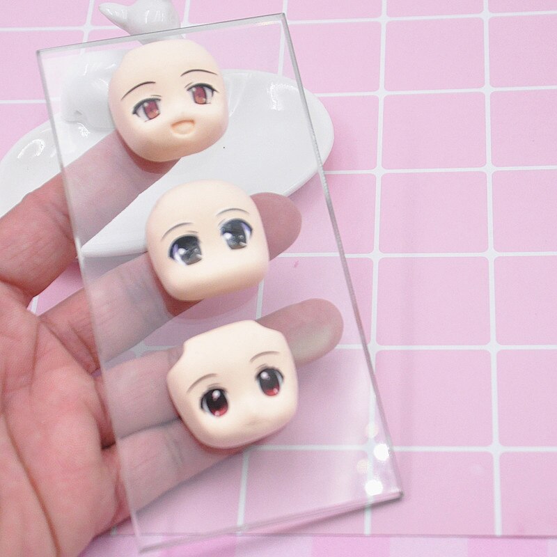 1 stk kake dekorasjonsverktøy 3d baby face myk leireformverktøy silikonform kake sjokoladegodteri bakeform fondant