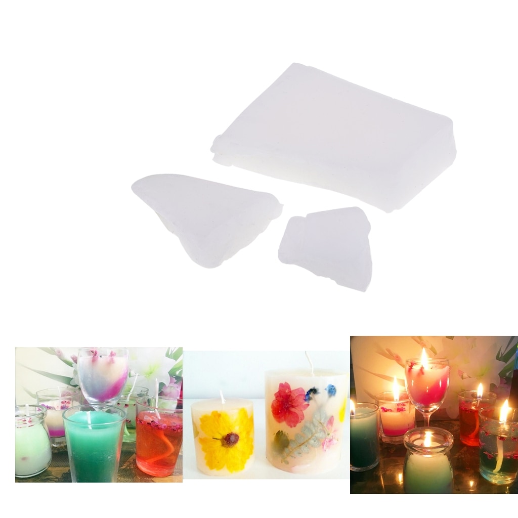 500g /  poser 100%  paraffinvoks hvid håndlavet stearinlys tilbehør fødselsdage votive bryllup stearinlys gør-det-selv materialer
