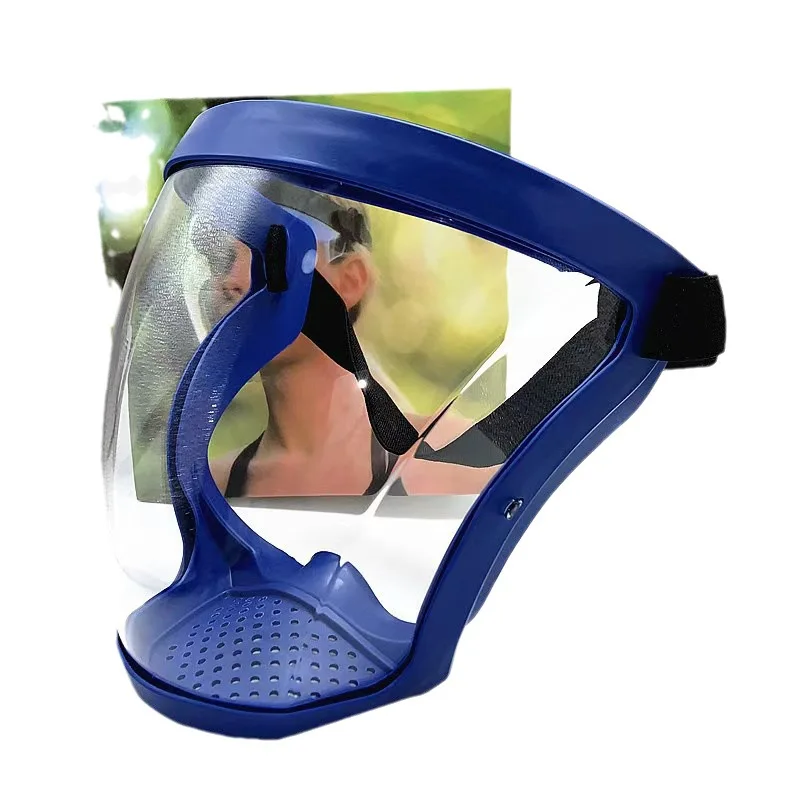 High Definition Transparent Protective Face Mask Dustproof Riding Goggles Safety Protection against Spatter Labor Protection Gla