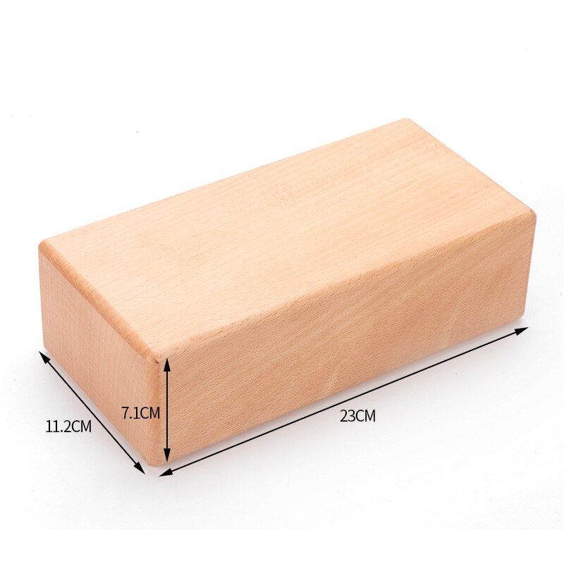 Wooden Solid Yoga Block Yoga Brick Handstand Block Yoga And Pilates Block Support Yoga Pose Essential Yoga Equipment Yoga Brick