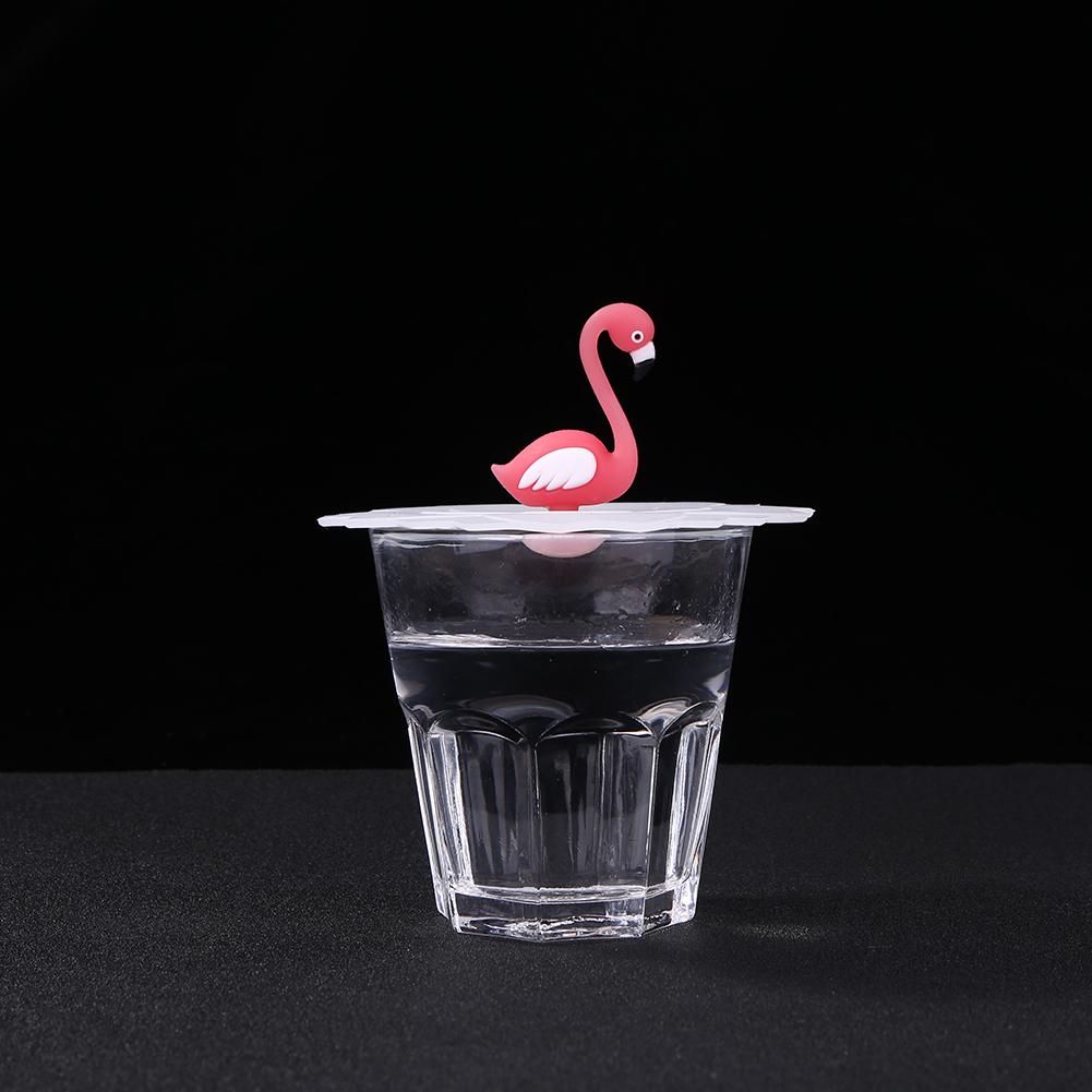 Siliconen Cup Covers Thee Cup Leuke Cartoon Dier Zuig Herbruikbare Anti-stof Hittebestendige Verzegelde Kopjes Deksel Caps