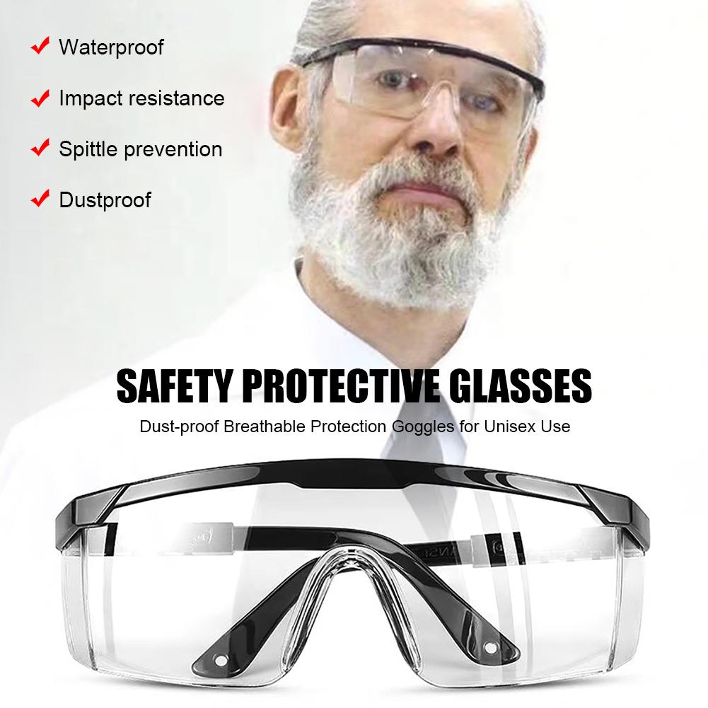Protective Glasses Dust-proof Breathable Anti-Splash Impact-Resistant For Doctor Laboratory Woodworking Welding Safety Glasses