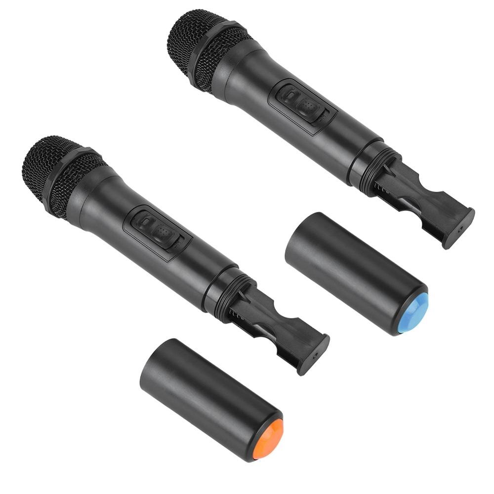 Universal VHF Wireless Handheld Microphone with Receiver/Antenna for Karaoke/Business Meeting Family KTV Portable Microphones