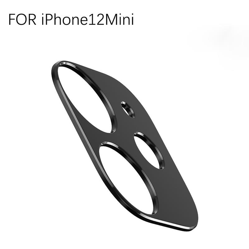 Phone Camera Cover Aluminum Alloy Phone Camera Lens Film Protector, Black, Replacement for iPhone 12: NO. 1