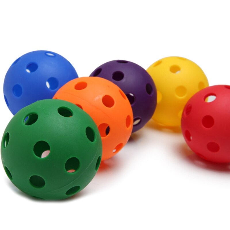 Hollow Wiffle Ball Plastic Baseball Exercise Plastic Baseball Plastic Softball Suit Ploy Baseball Multicolor Plastic Baseball Pl