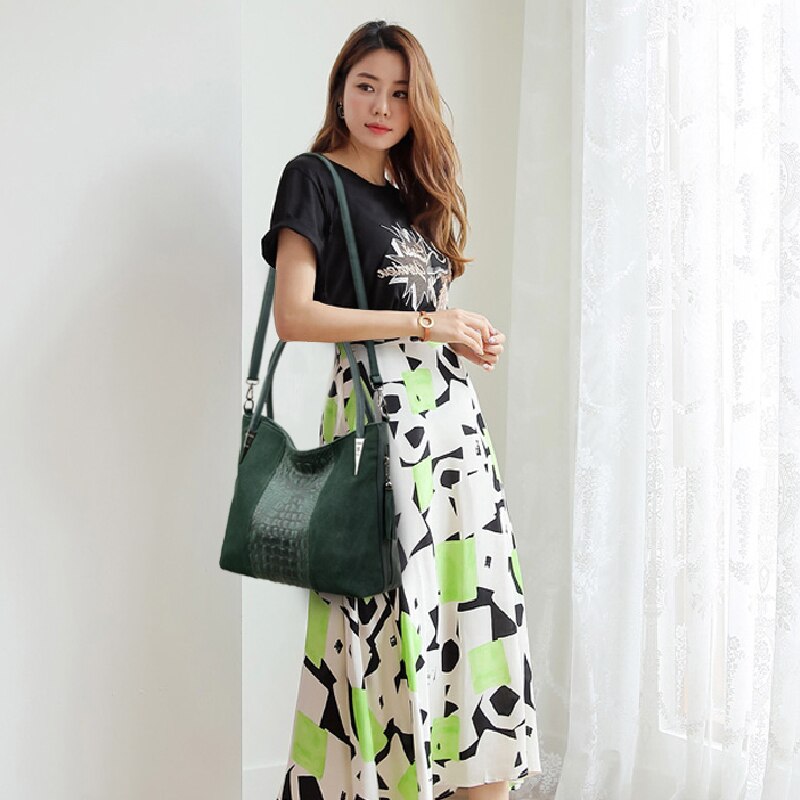 100% torby z prawdziwej skóry dla kobiet 2020 nowa damska torba na ramię moda europejska luksusowe klasyczny niebieski panie torba