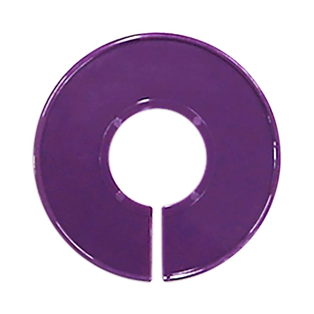 6/8/12Pcs Diy Baby Kleding Maat Verdelers Plastic Kleden Markering Ring Maat Verdelers Garment Maat Tags ronde Hangers Rack: Purple-6Pcs