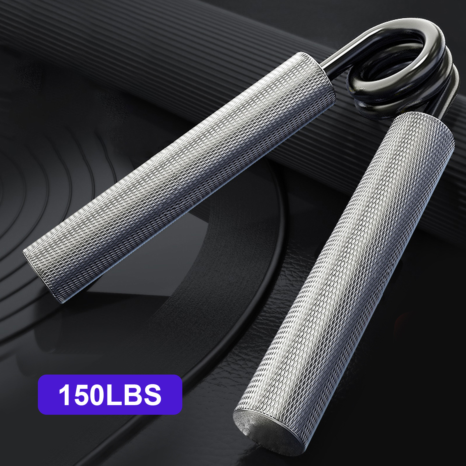 Grip Strength Trainer 100-300lbs 1PC Fitness Metal Hand Gripper Non-Slip Forearm Muscle Exerciser Hand Rehabilitation Exercising: Beige