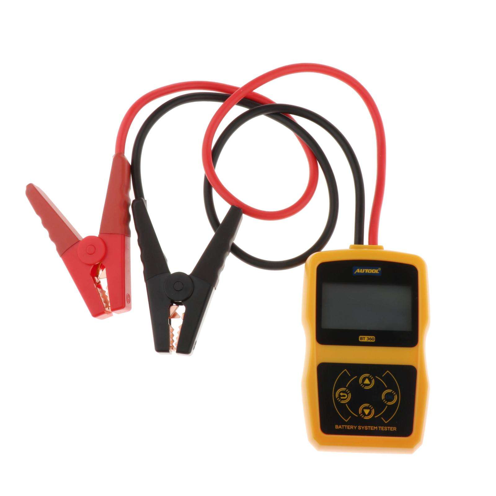 Tester on Starter, Charging System and Battery Load Test with 100-2400 CCA for 12V Cars