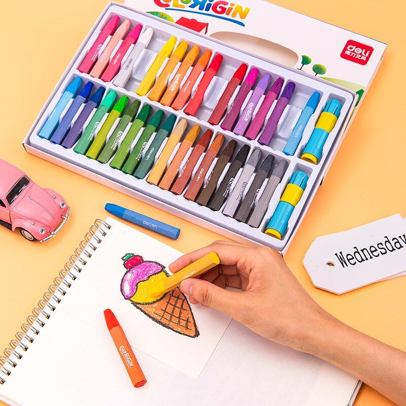 Art painting graffiti oil pastel 12/18/24/36 color children painting oil pastel art crayon painting supplies