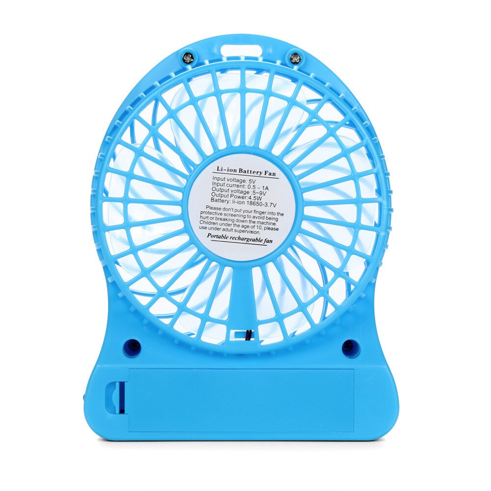 Mini Portable Fan Usb Rechargeable Fan Mini Desk Third Wind LED Light Fan Air Cooler Rechargeable Air Cooler Cooling Fans