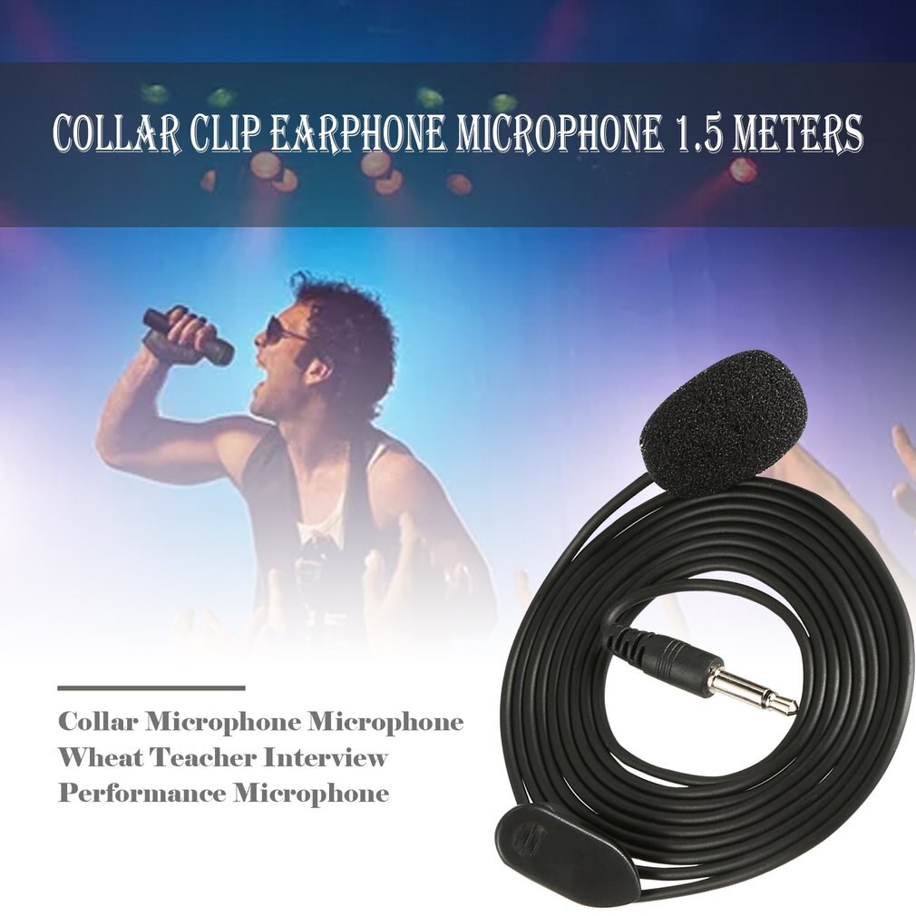 Collar Microphone Microphone Wheat Teacher Guide Interview Performance Speech Headset Microphone Microphone