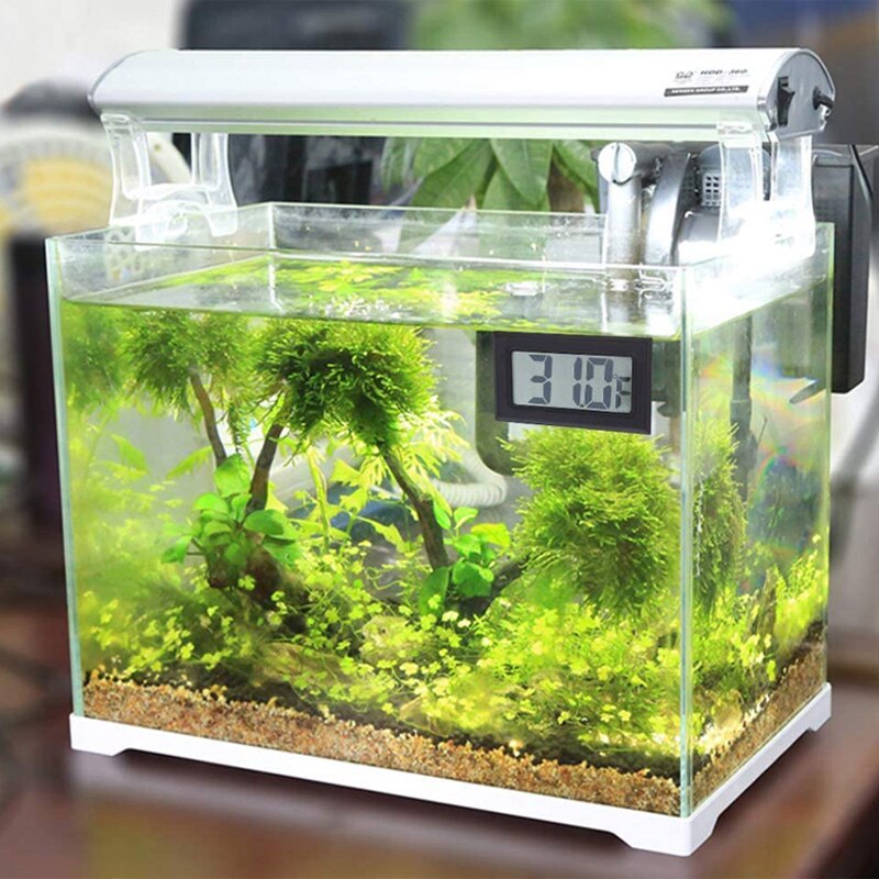 Mini Digital LCD Temperature Sensor Humidity Meter Thermometer Hygrometer Gauge Waterproof Fish Tank Temperature Measuring Tool